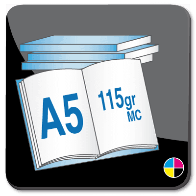 Toon details van Brochures A5  115gr MC gelijmd