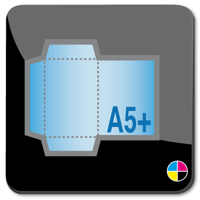 Toon details van 5 Mappen gestanst A5+